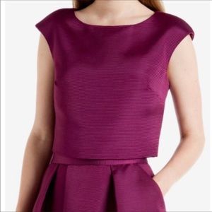 Ted Baker London Klowi Sleeveless Crop Top